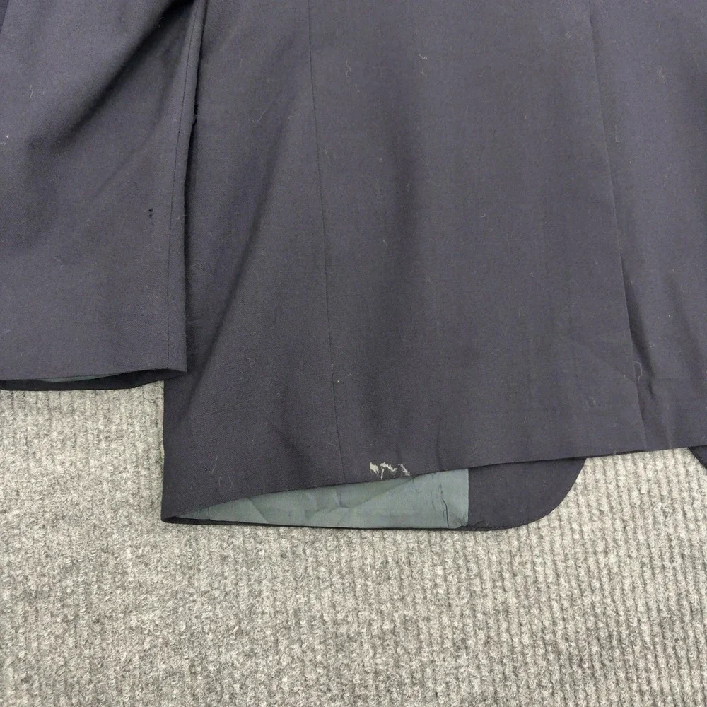 Vintage Polo University Club Ralph Lauren Blazer Mens 21.5x32 Navy Wool Preppy